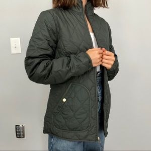 EDDIE BAUER - Women's mod quilt jacket, green